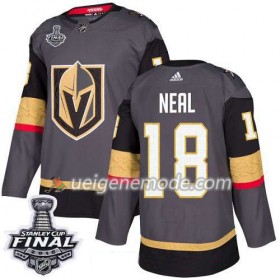 Herren Eishockey Vegas Golden Knights Trikot James Neal 18 2018 Stanley Cup Final Patch Adidas Grau Authentic